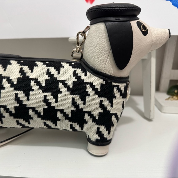 Kate Spade Black and White Dachshund Crossbody - Picture 5 of 6